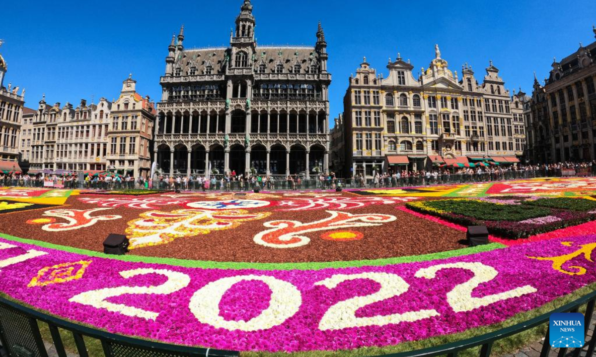 Flower Carpet Brussels 2022 Close Up on Thursd