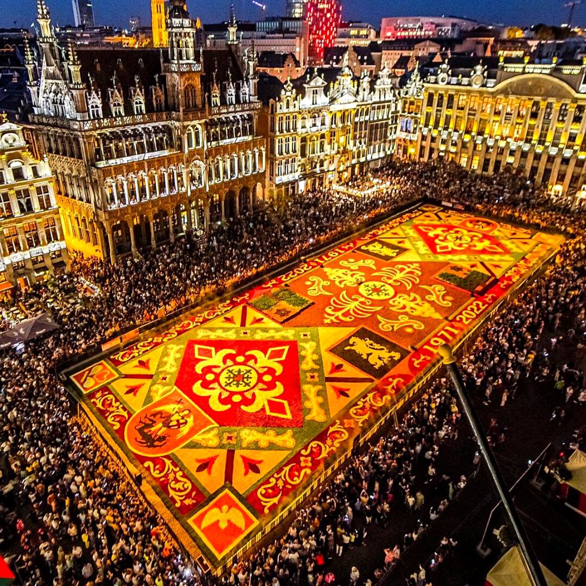 Flower Carpet Brussels 2022 Featured on Thursd
