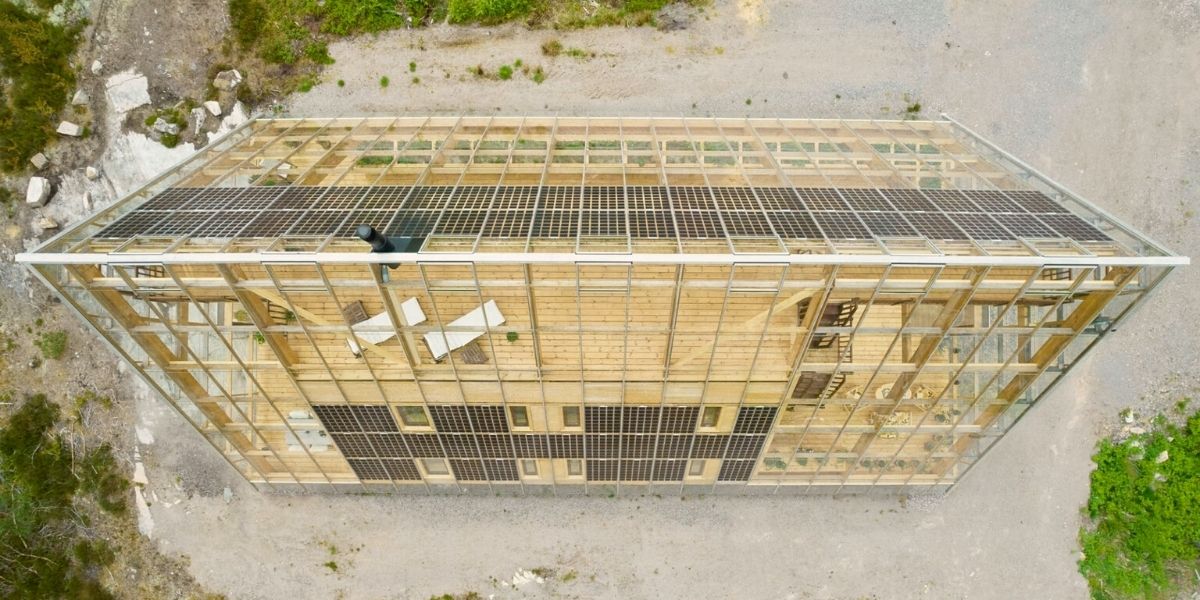 This incredible A Shaped Self Sufficient house has solar panels on Thursd