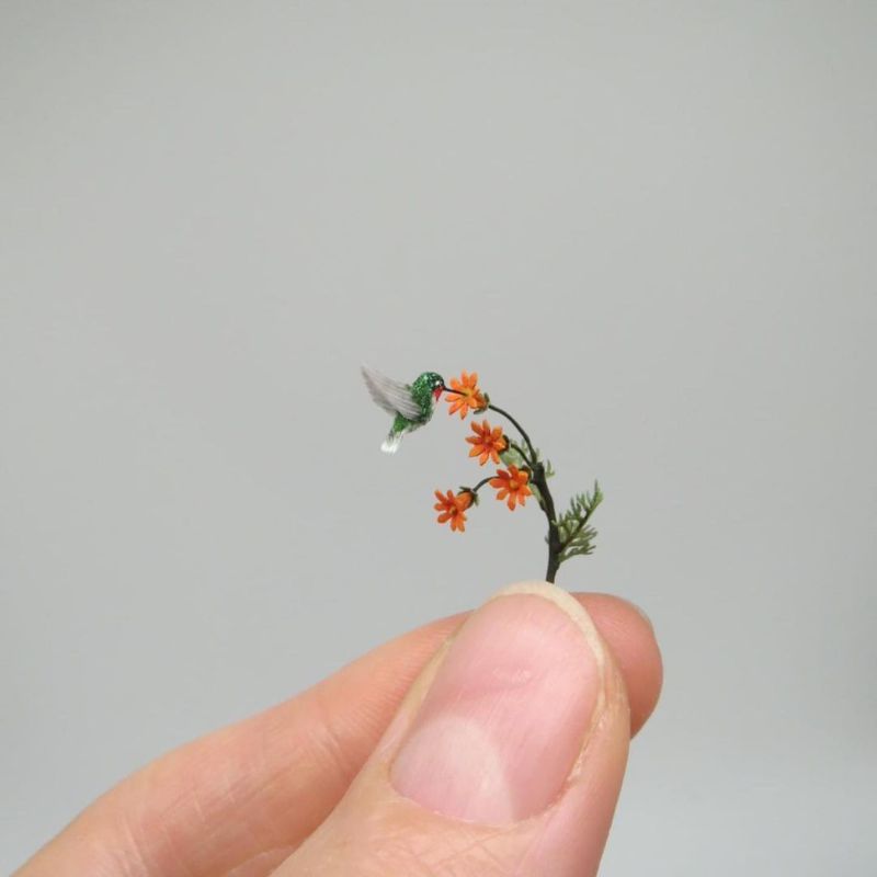 Thumbnail-sized Miniature Hummingbird by Fanni Sandor on Thursday