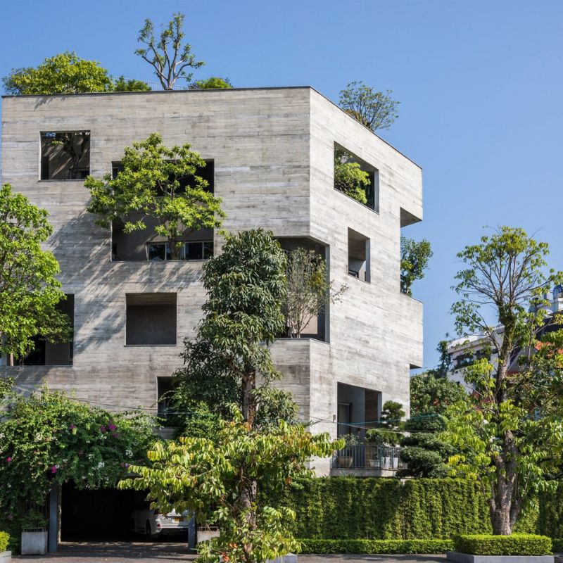 Ha Long Villa by Vo Trong Nghia Architects on Thursd