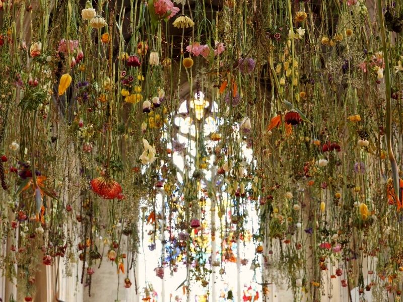 The Hated Flower by Rebecca Law is one of the most spectacular floral installations on Thursd