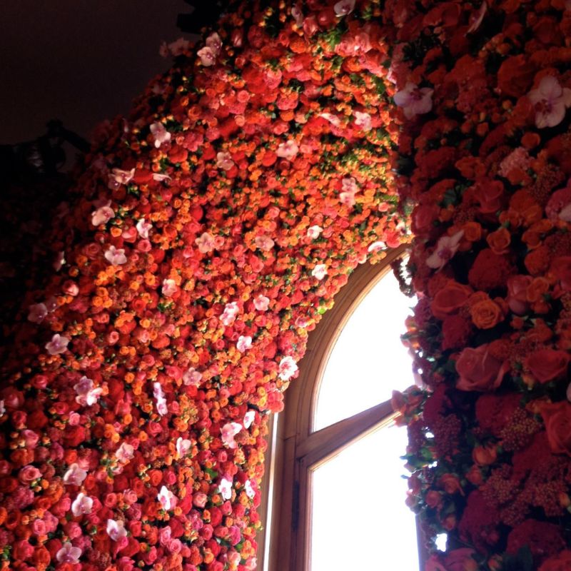 Christian Dior Haute Couture Fall 2012 Show by Florist Mark Colle is one of the most spectacular floral installations on Thursd