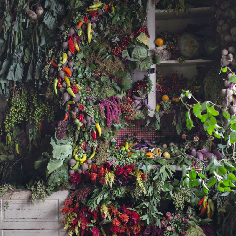 Considered one of the most spectacular floral installations is the abandoned house in Detroit on Thursd