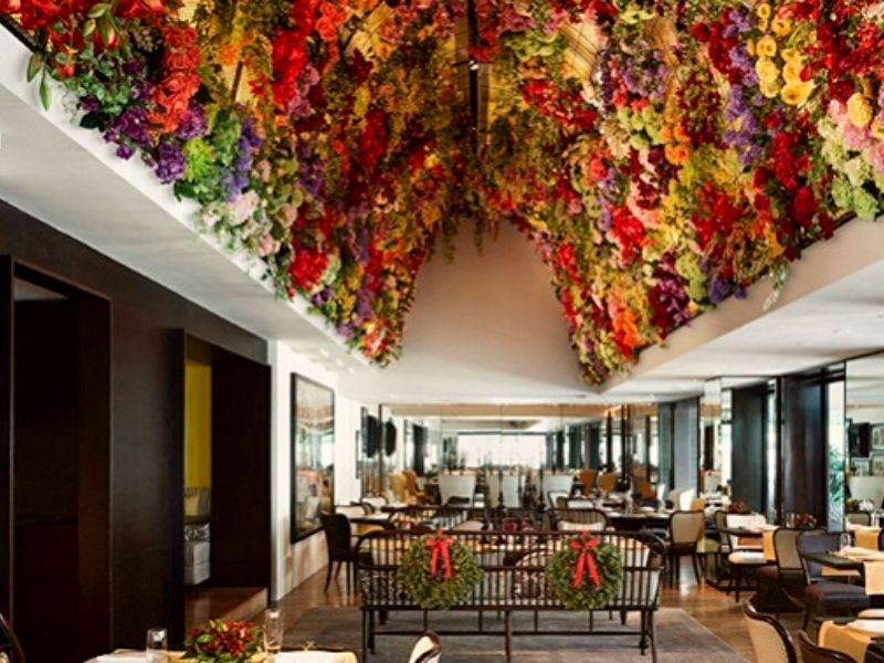 Spectacular floral installation at Harbourside Hong Kong on Thursd