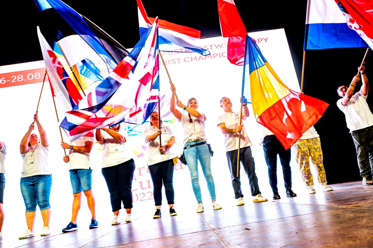 Several Flags for European Floristry Championship on Thursd