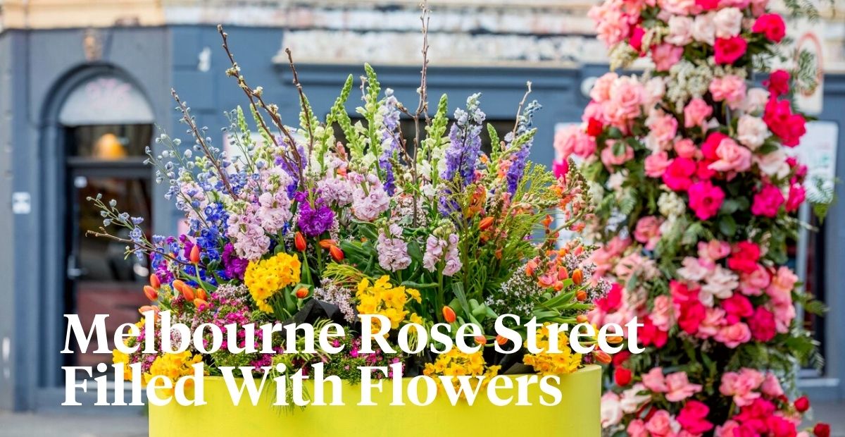 Interflora's floral installation in Melbourne Australia header on Thursd 