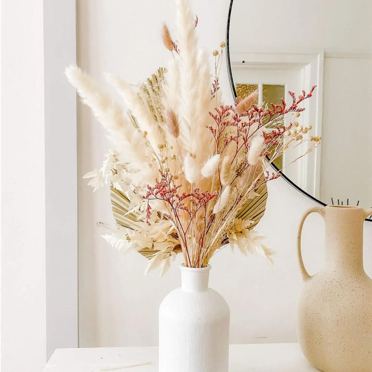 Pampas grass dried coloured