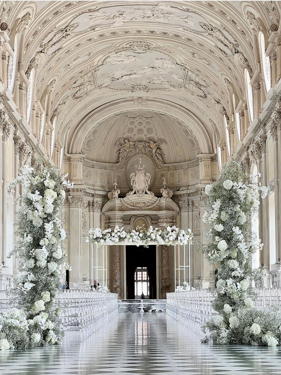 Gypsophila wedding decor