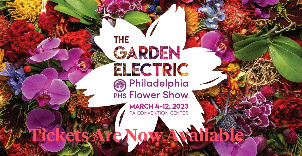 Philadelphia Flower Show header on Thursd 