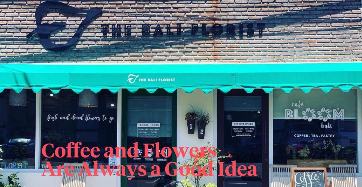 The Bali florist and Cafe Bloom shop header on Thursd 