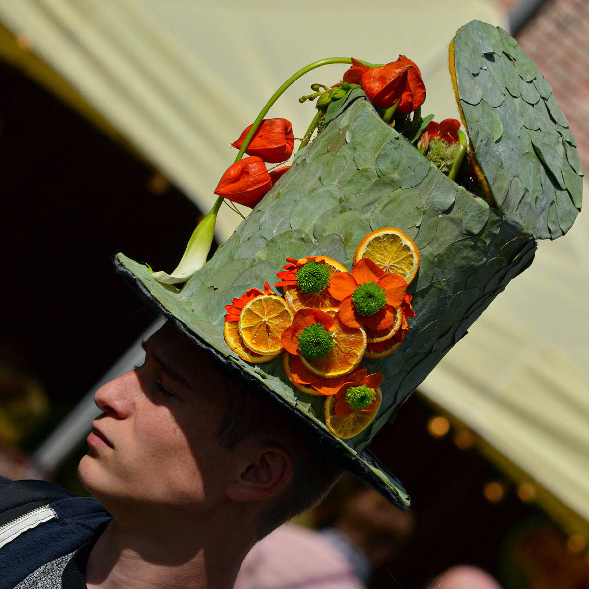 High Flower Hat Fleuramour on Thursd