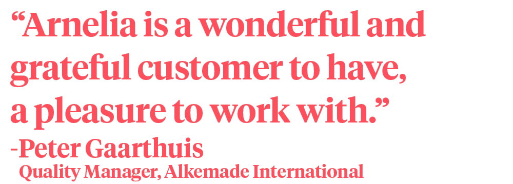 Peter Gaarthuis from Alkemade quote Arnelia on Thursd
