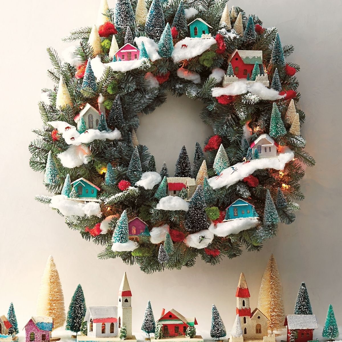 Magic village christmas wreaths on Thursd