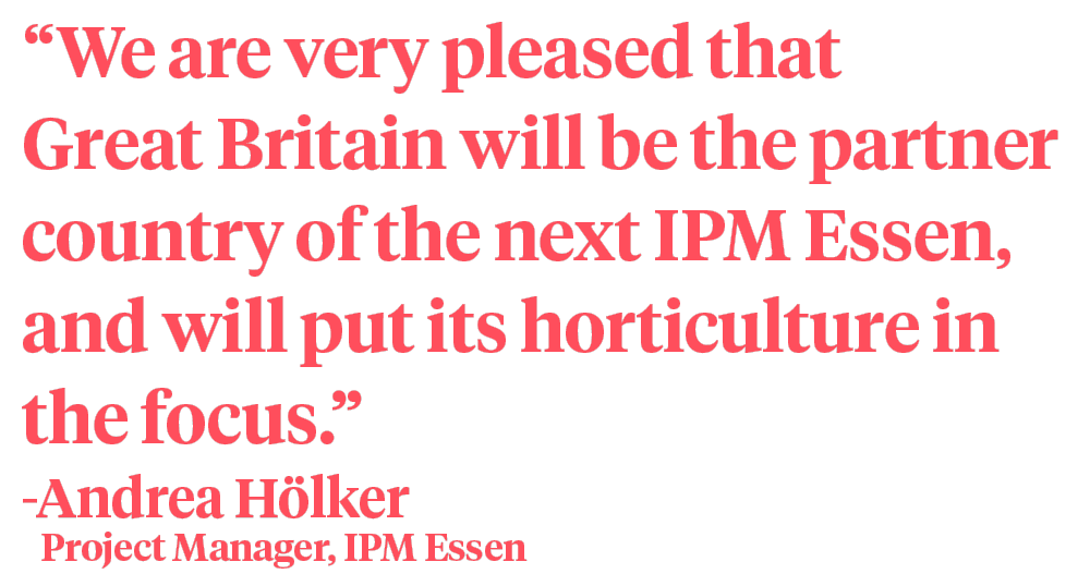 Andrea Hölker IPM Essen 2023 Great Britain quote on Thursd