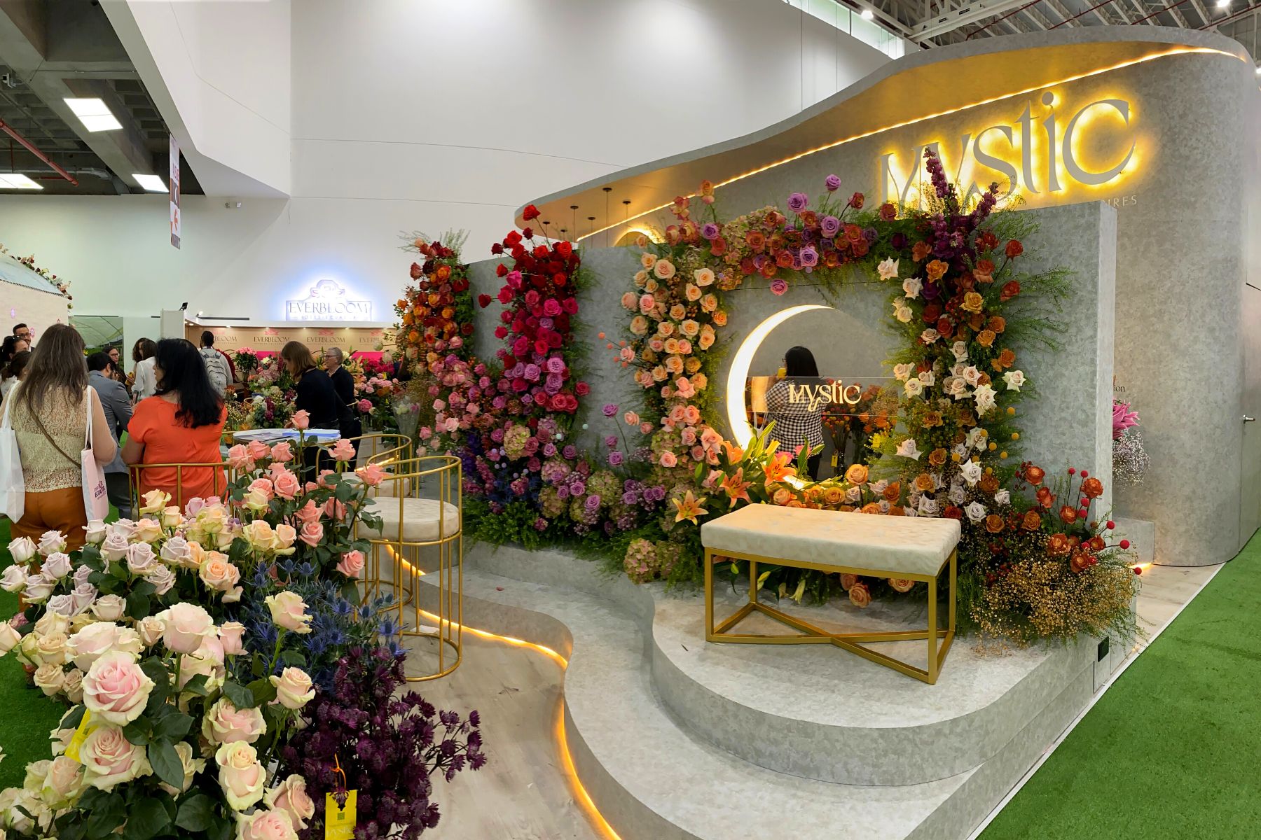 Booth Mystic Flowers at Expo Flor Ecuador on Thursd