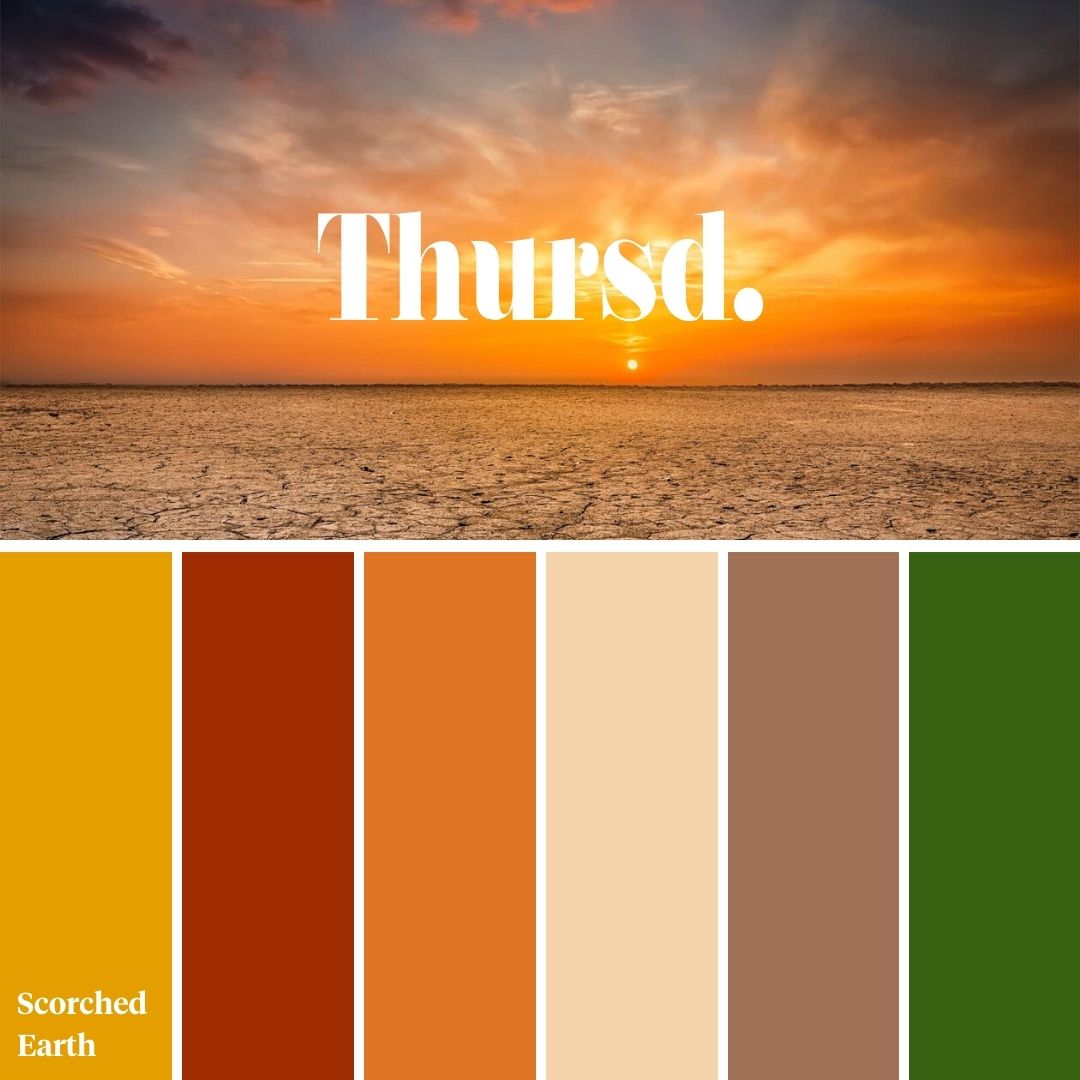 Thursd Trend Color of the Year 2021 Scorched Earth on Thursd