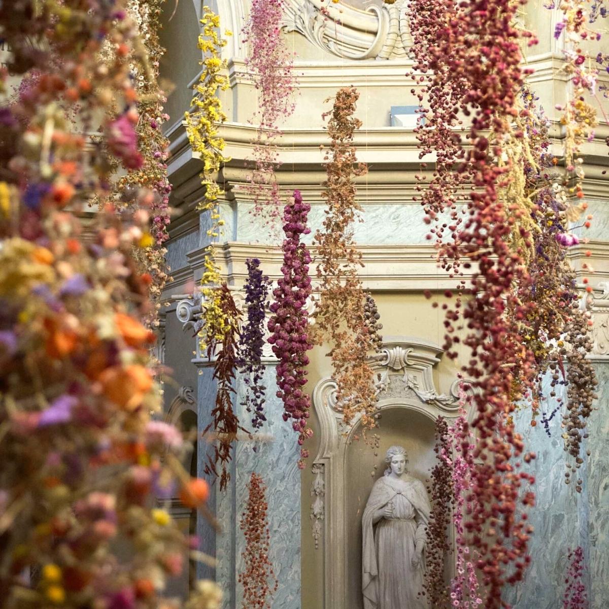 Rebecca Louise Law dried flower art featured on Thursd 
