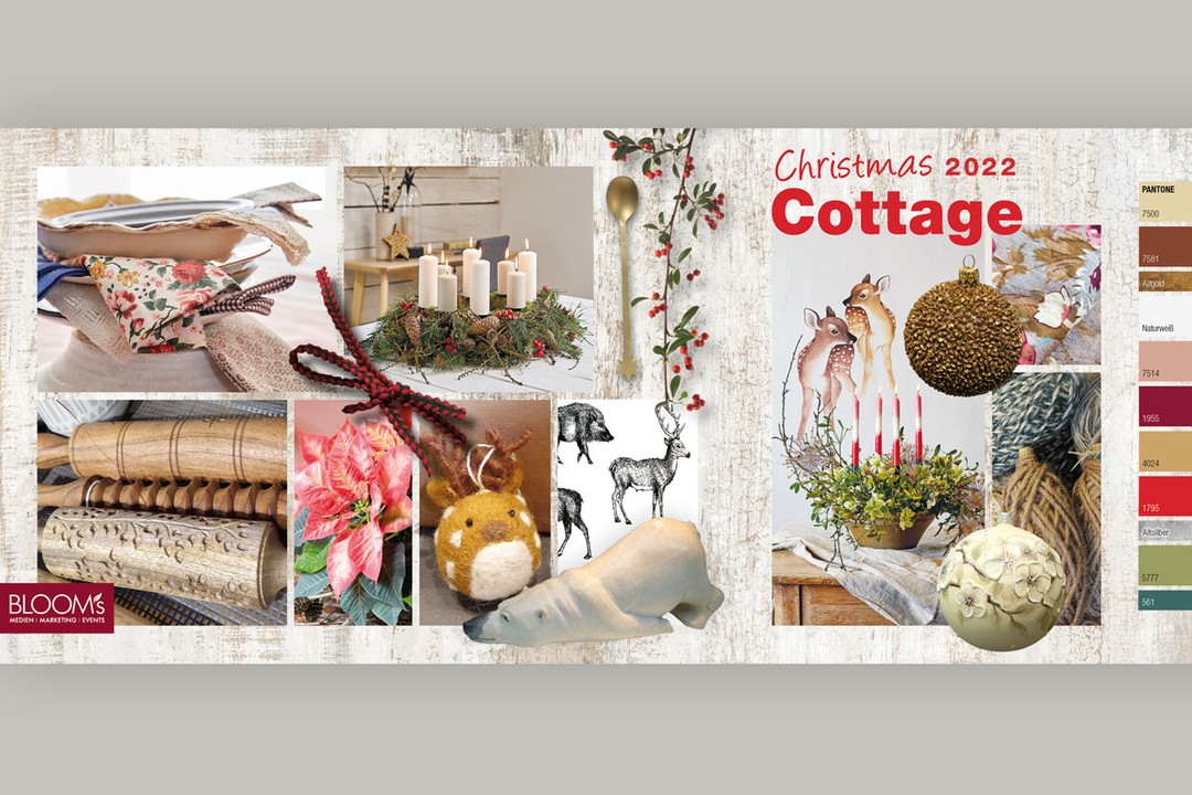 Moodboard Bloom's Christmas Trend Cottage on Thursd