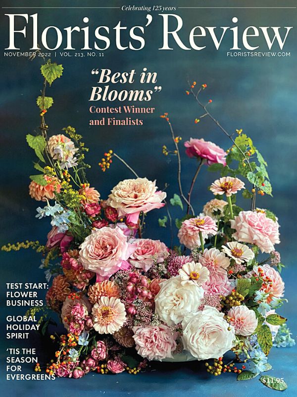 Cover Florists' Review November on Thursd