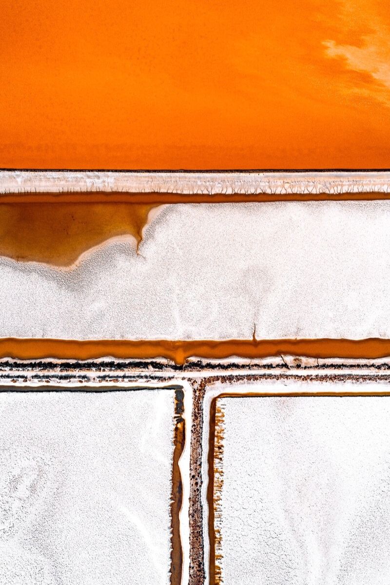 Orange salt landscape shot Tom Hegen on Thursd