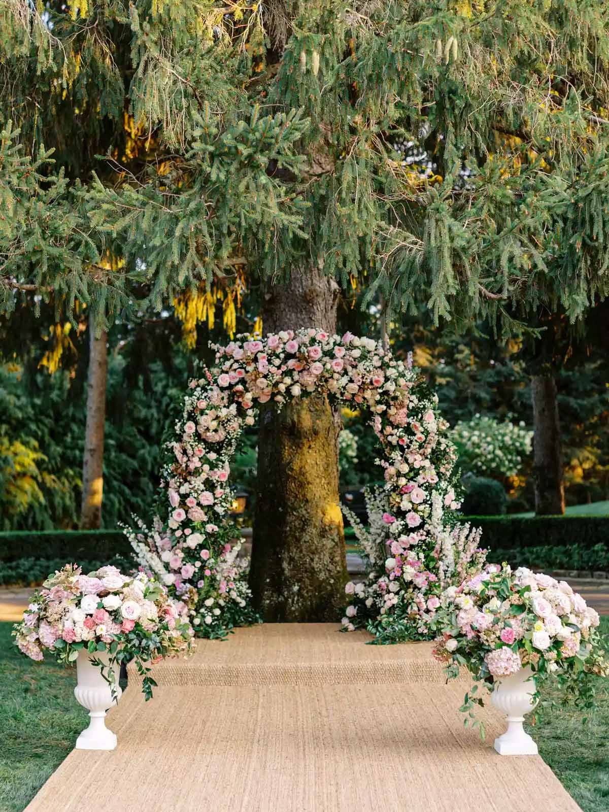 Wedding arch balance by Ryan Ray Photography on Thursd