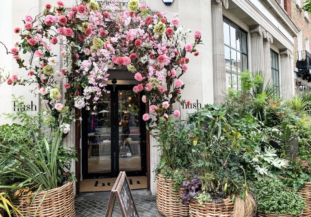 Flower shop exterior