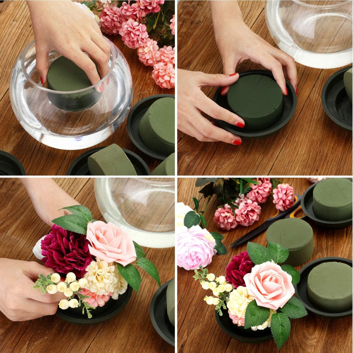 Dry Floral Foam for Artificial Flower Arrangement Pack 6