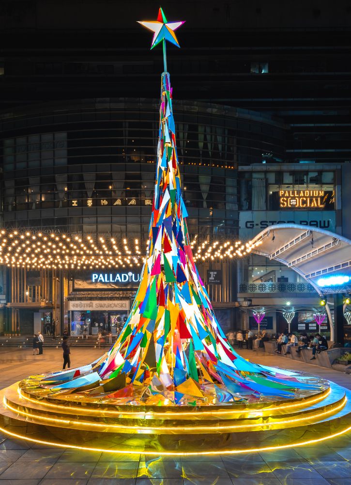 Colorful Christmas Design Tree by Tomas de Bruyne on Thursd