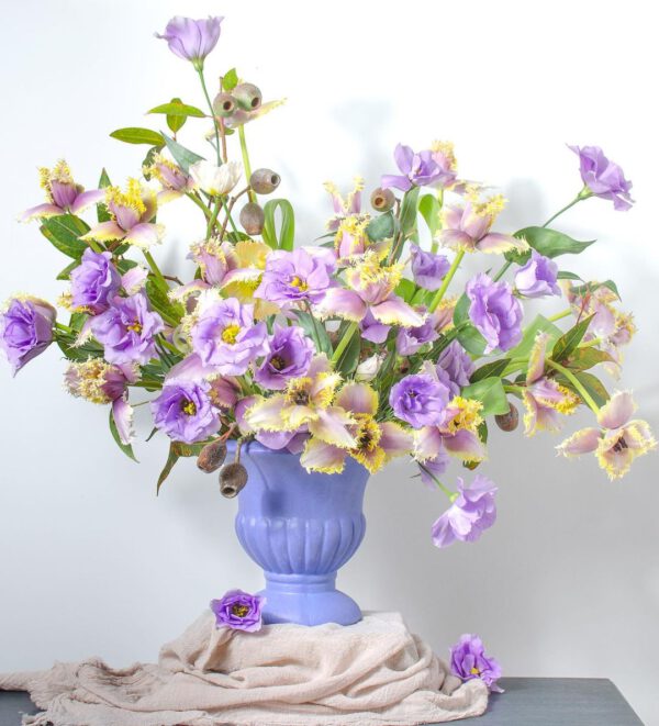 20 Pretty Easter Flower Arrangements Purple Floral Design
