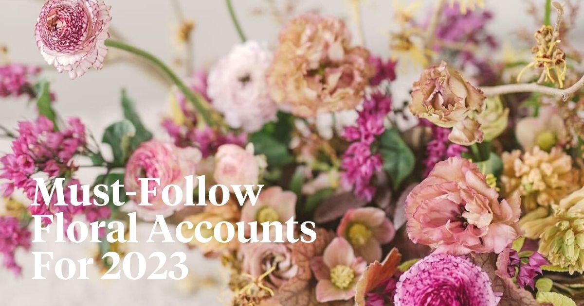 Must follow floral accounts for 2023 header