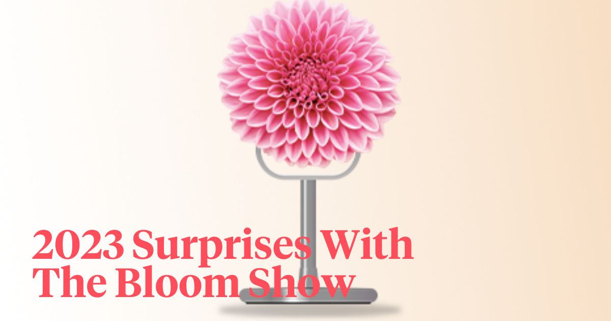 The Bloom Show header