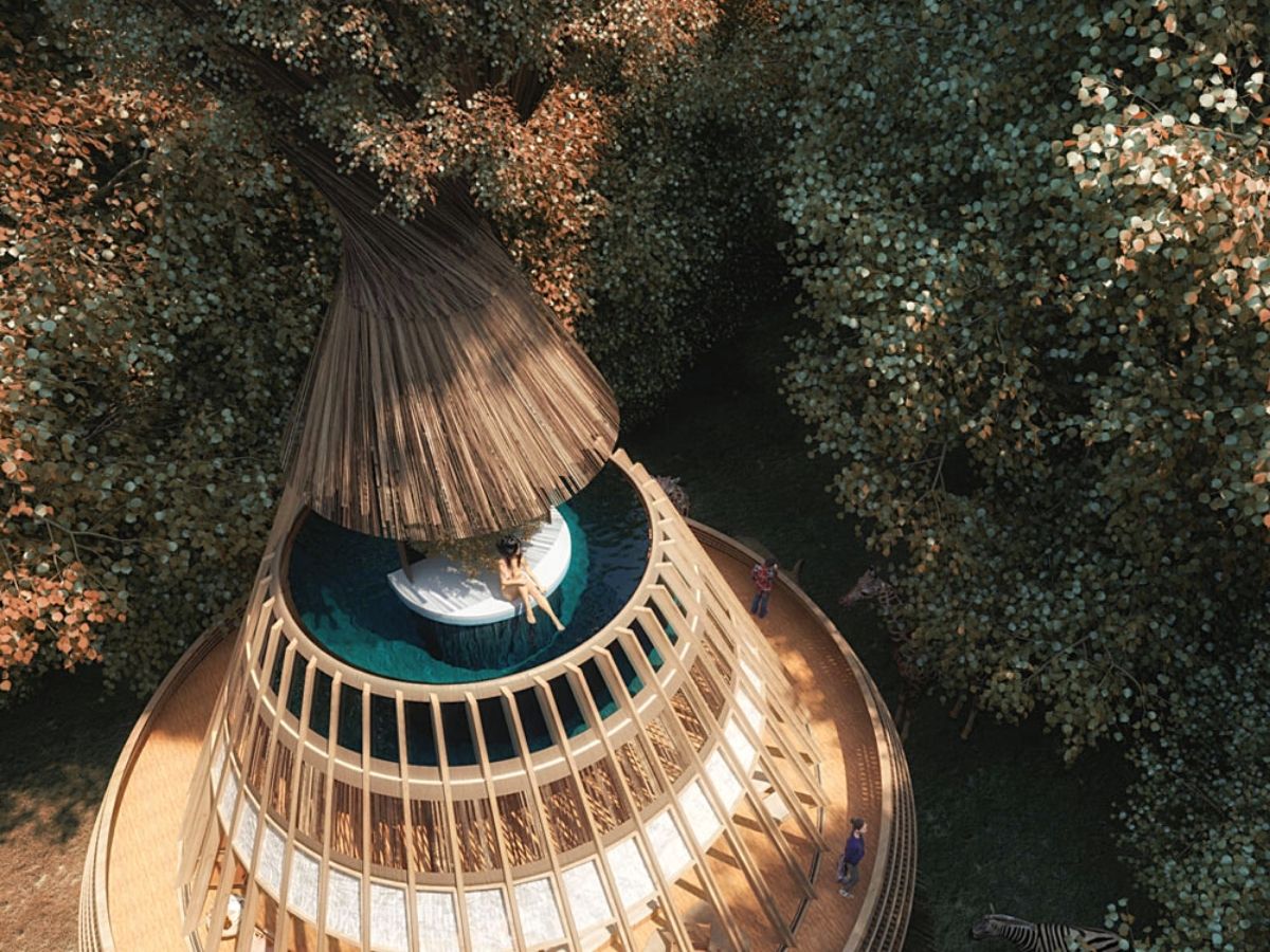 Top view from Mask Architects Baobab renders