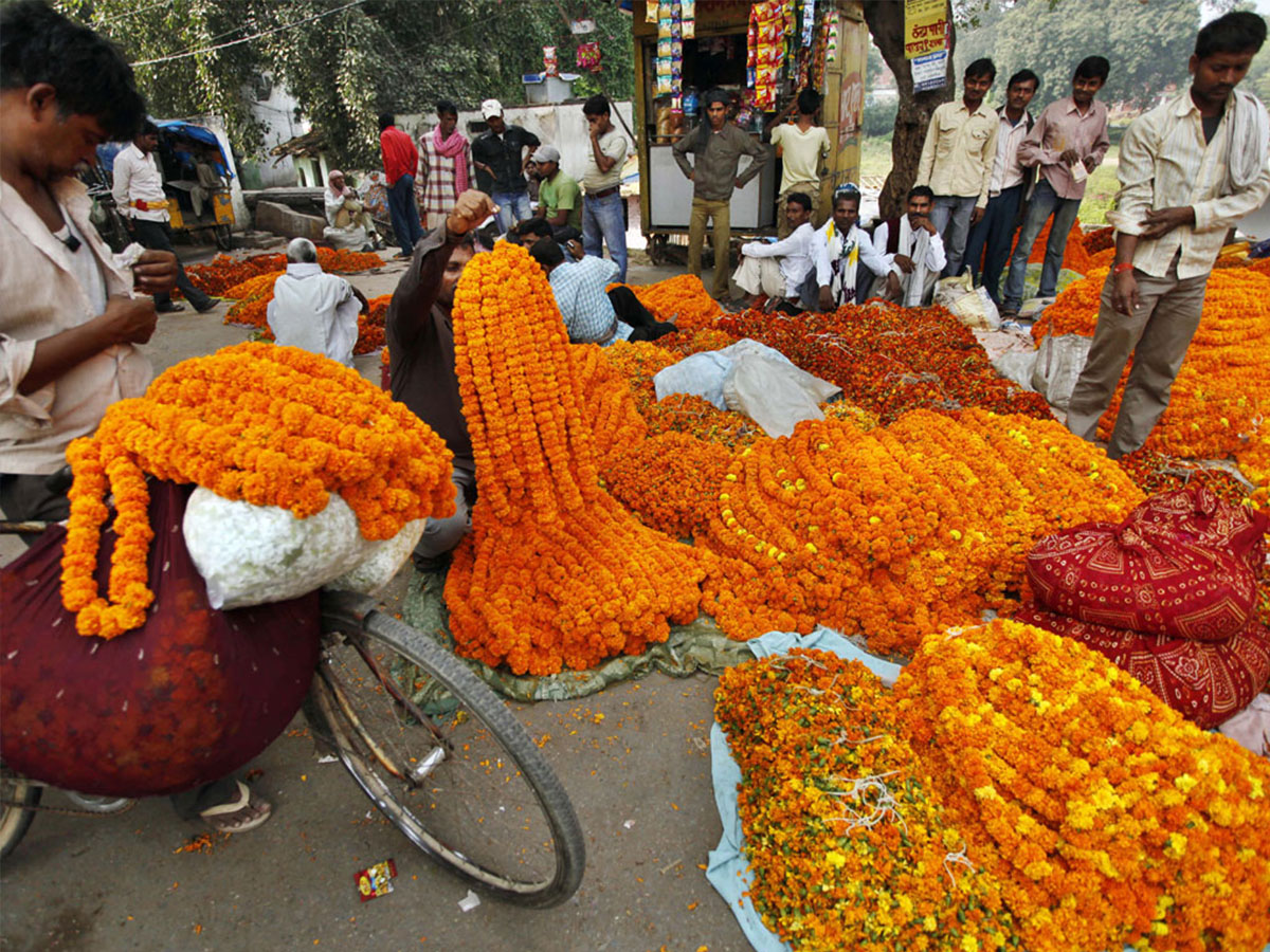 Diwali Bangladesh flower market