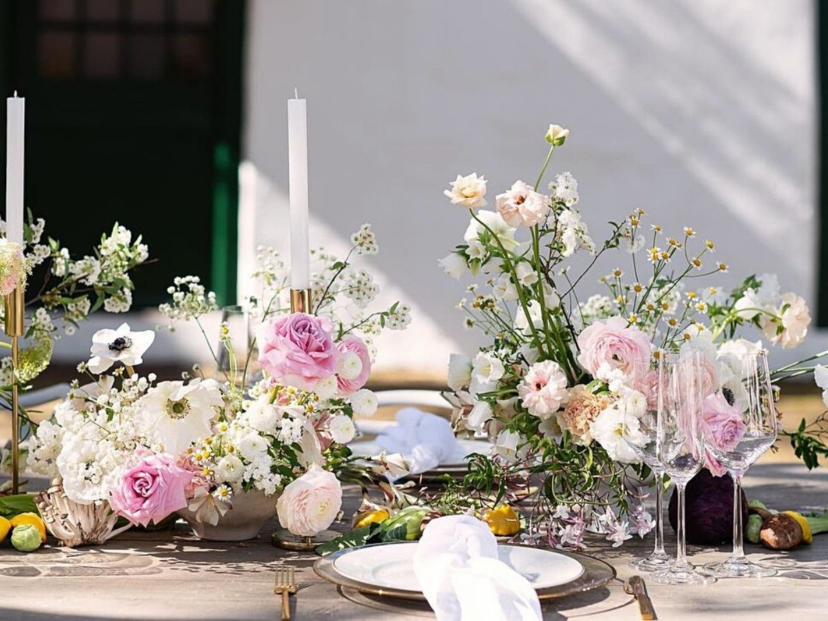 Mabel Maposa centertable floral design