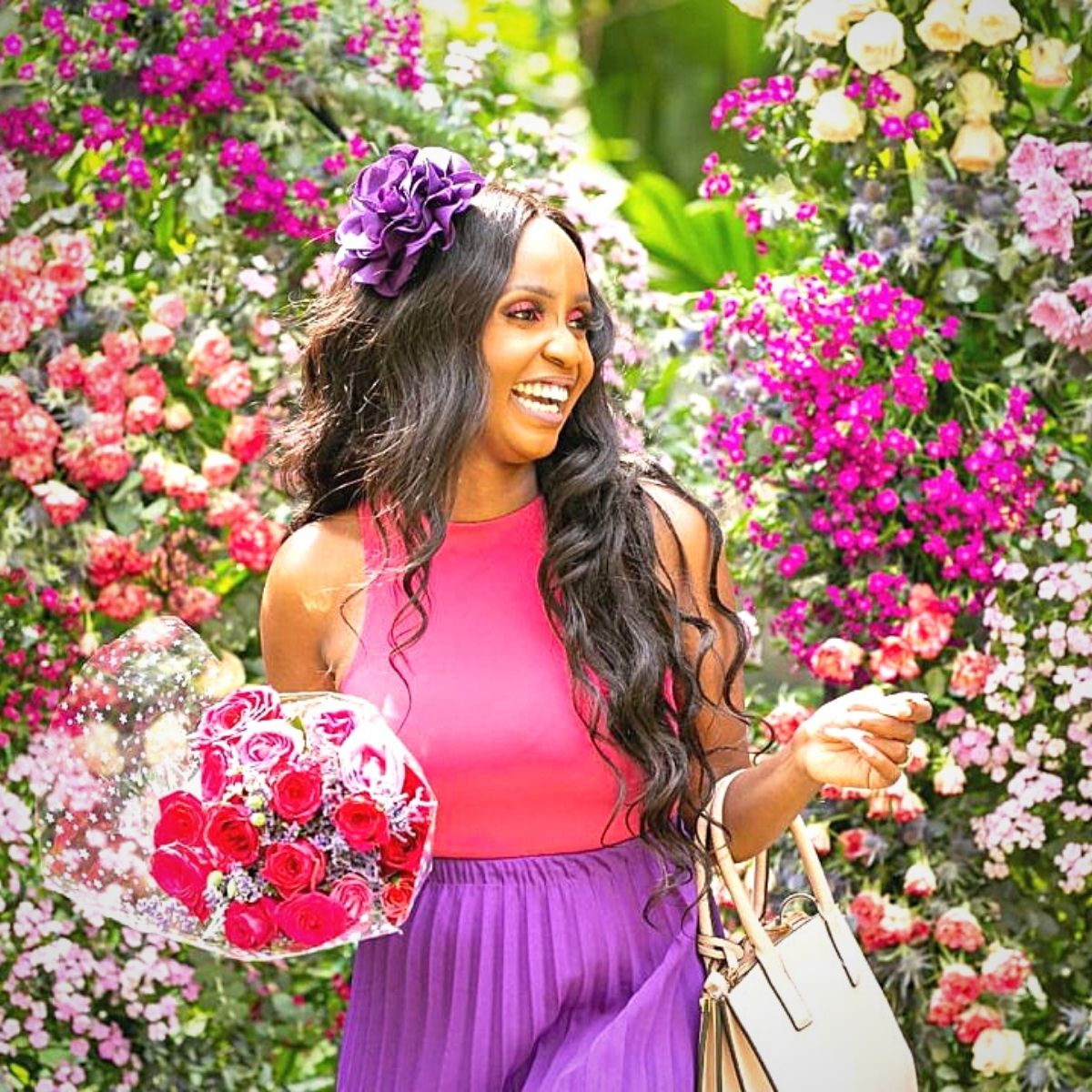 Floral designs at the Kenya Flower Festival