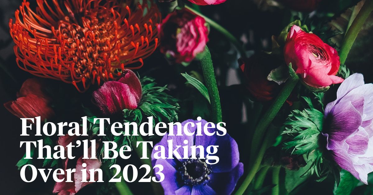Floral tendencies taking over in 2023 header