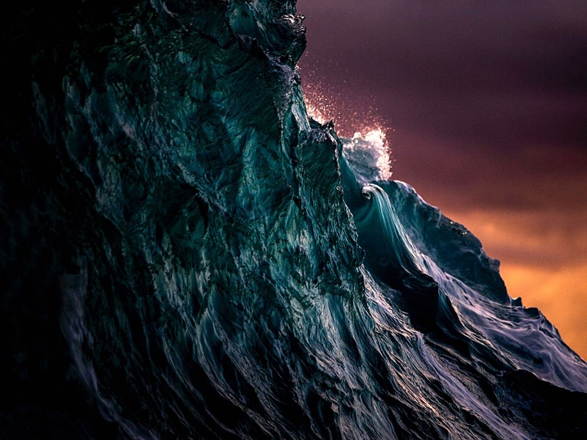 Ocean detail shot by Ray Collins