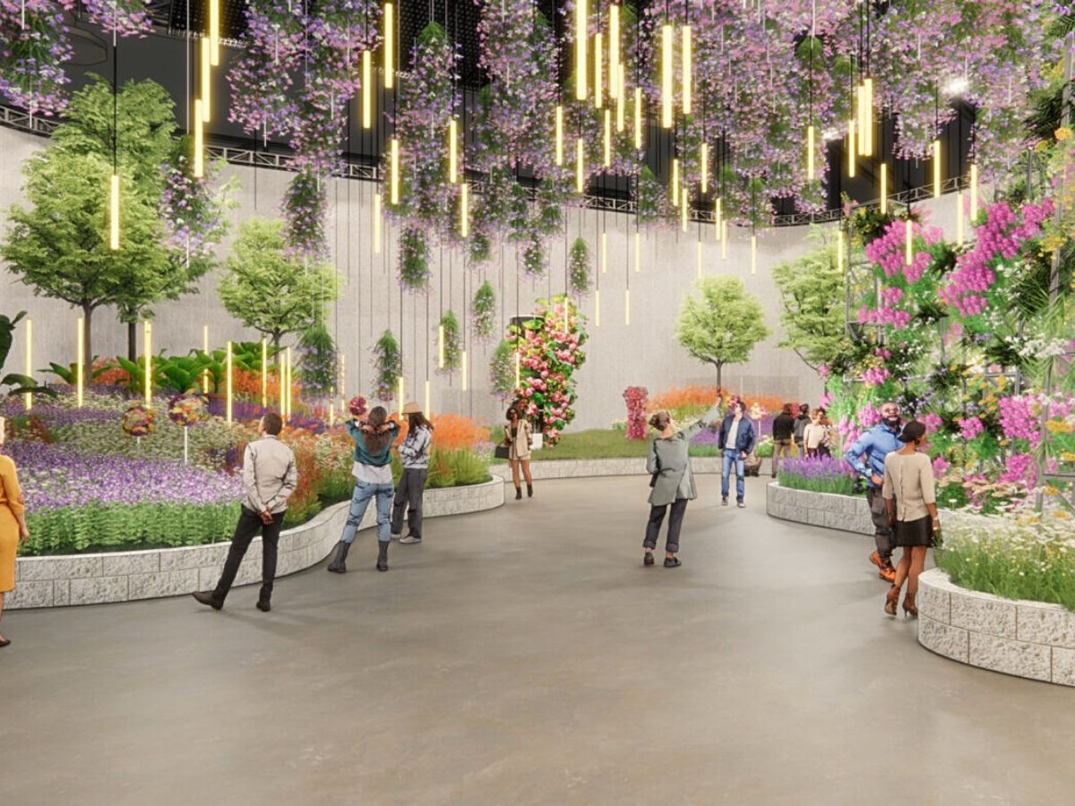 Render of the Philadelphia Flower Show 2023 Render of the Philadelphia Flower Show 2023