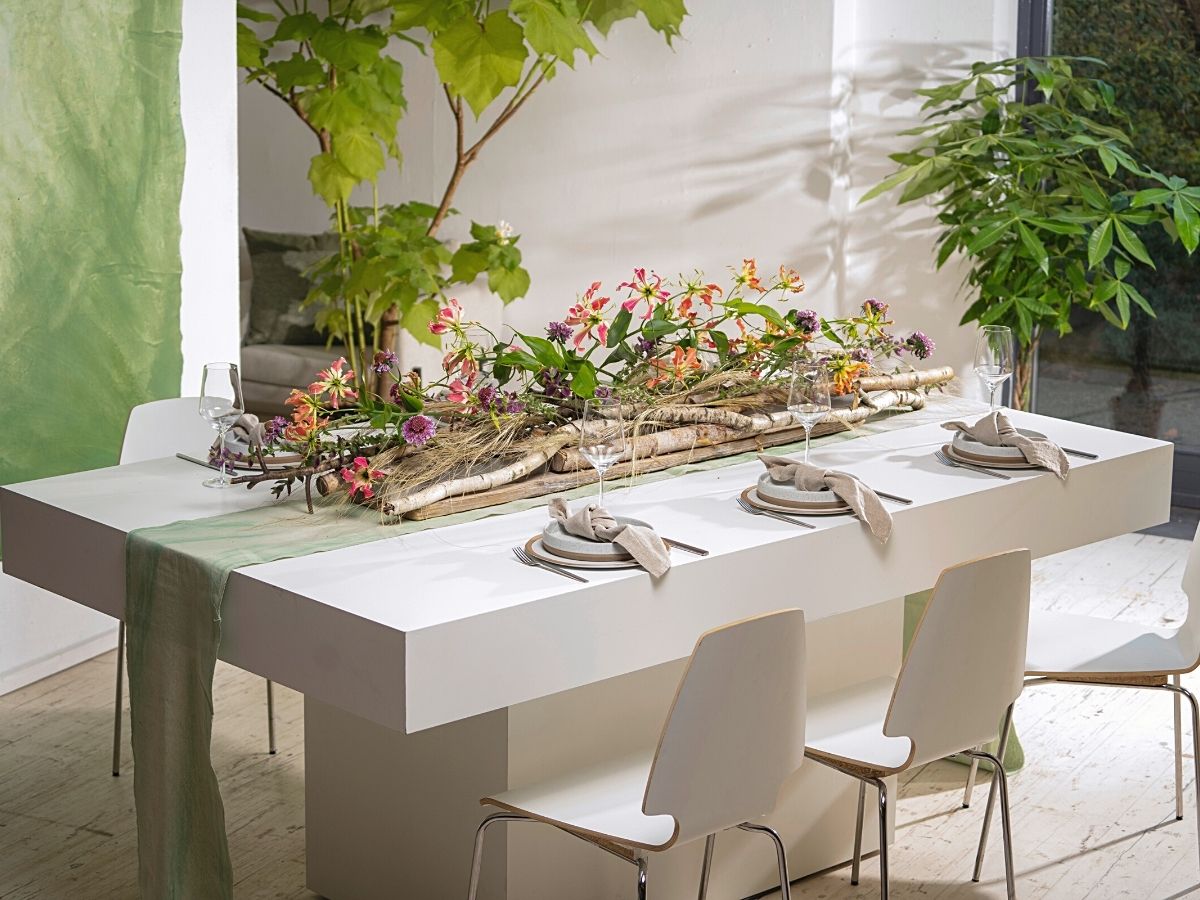 Gloriosa Superba in center table decoration