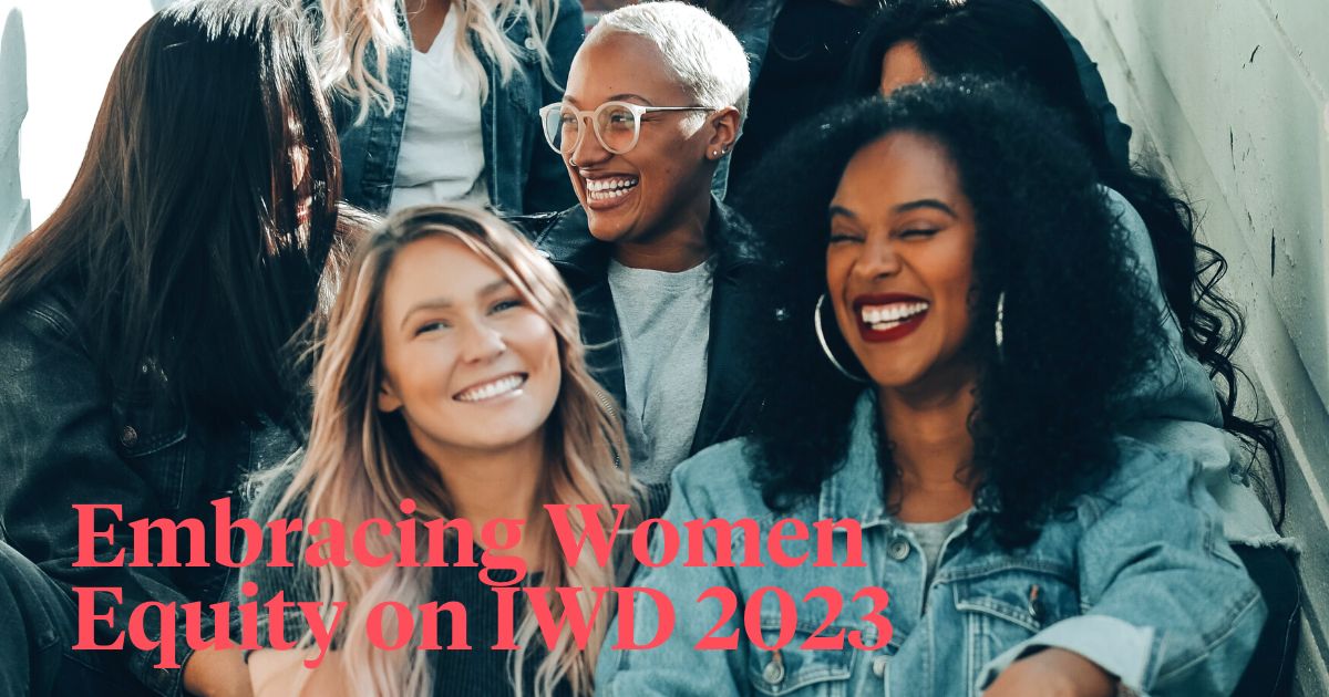 Embracing women equality on IWD 2023 header