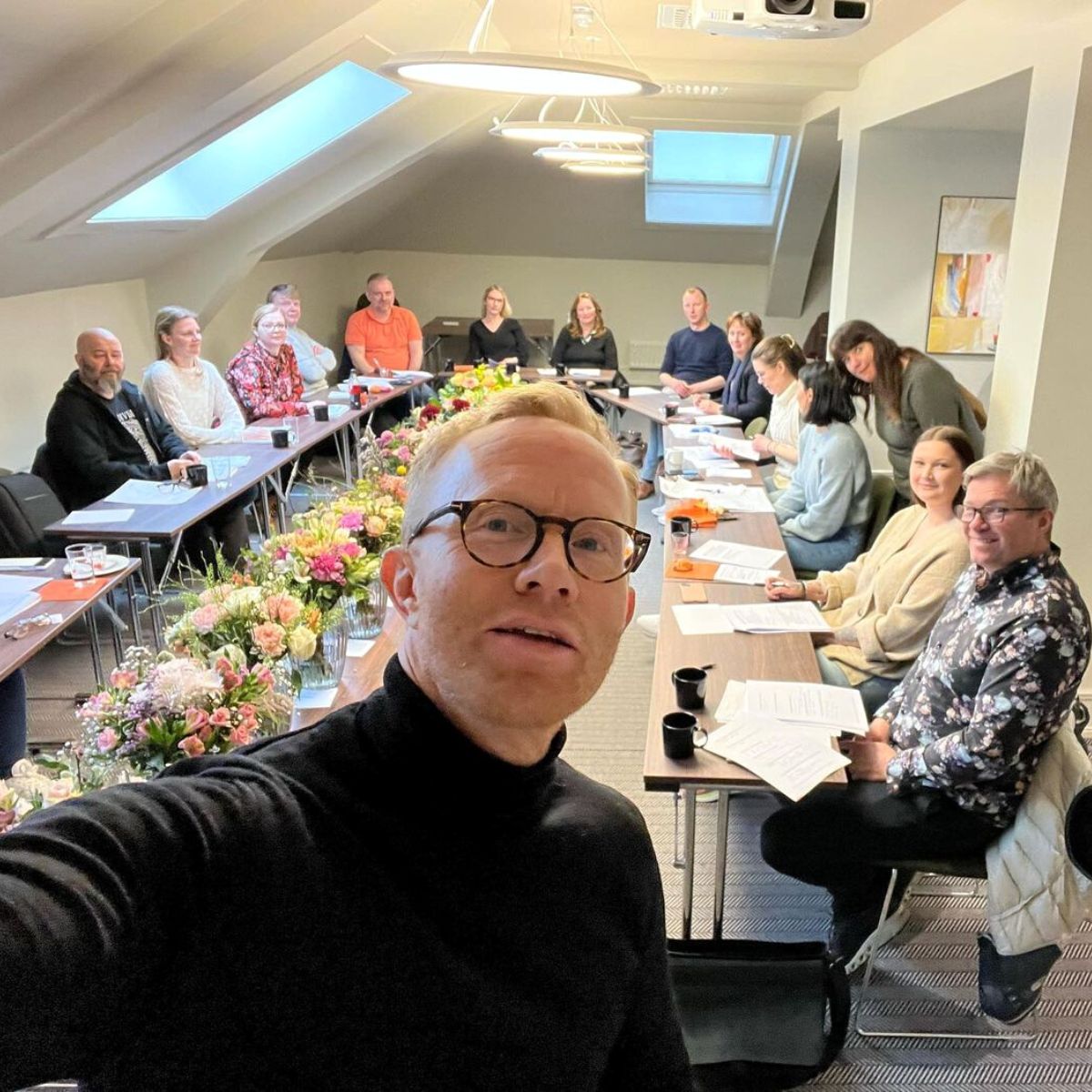 Per Benjamin giving one of his flower workshops