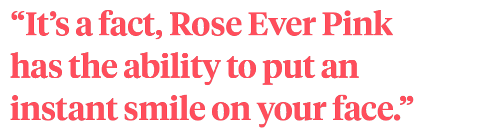 Rose Ever Pink Quote