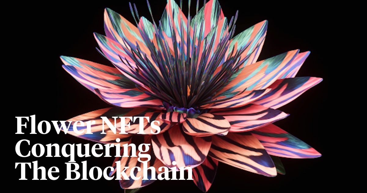 Flower nfts conquering the blockchain header