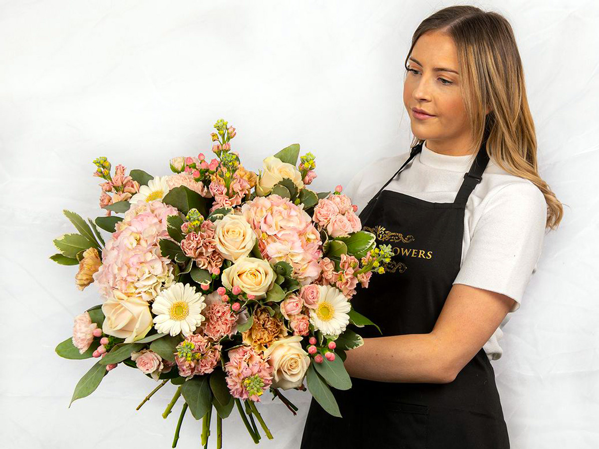 Mothers Day bouquet by Victoria Flowers UK