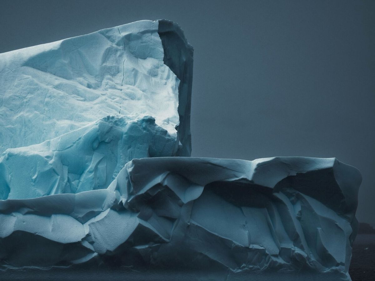Iceberg textures in Antarctica shot by Waider