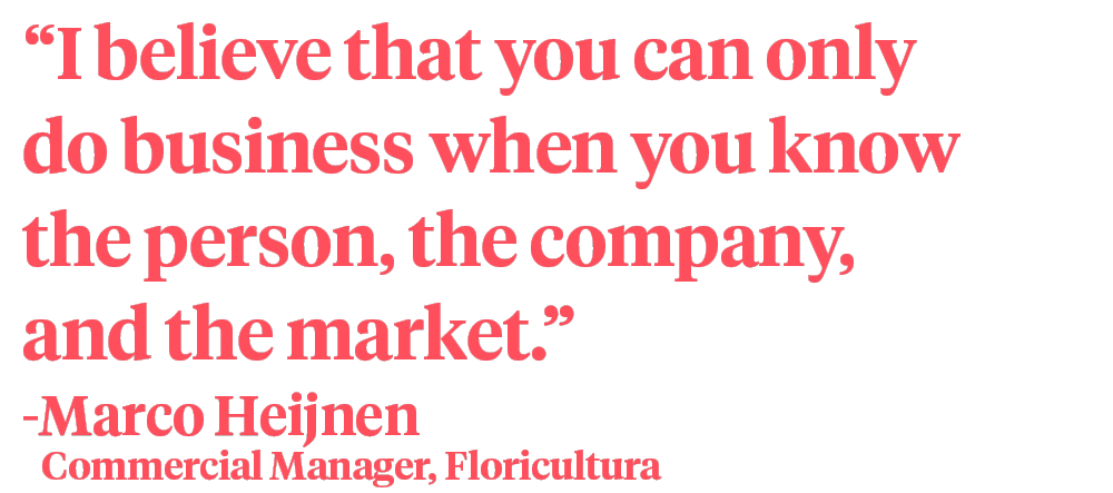 Floricultura Marco Heijnen doing business quote