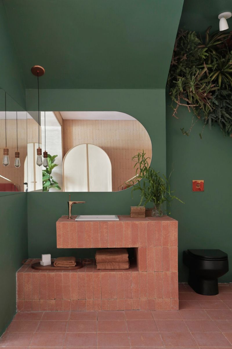 Hygge studio in Brazil is one of eight most colorful bathrooms