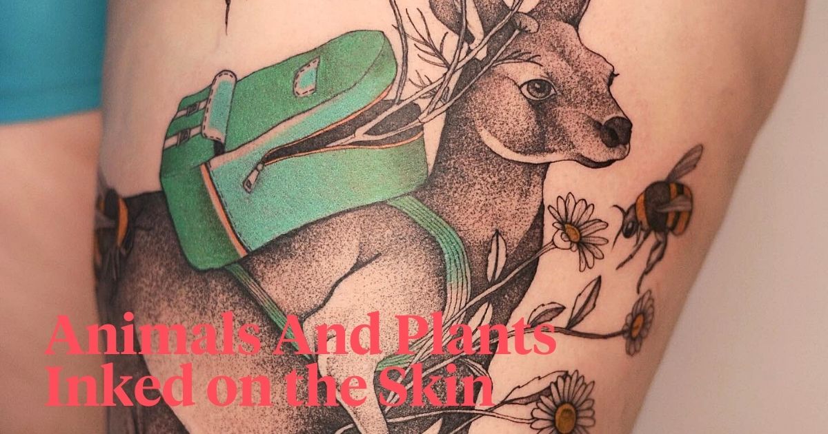 Joanna Swirska inks animals and plants on skin header