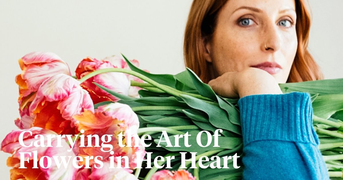 Susan McLeary takes the art of flowers in her heart header